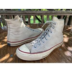 Size 9 60s Converse Chuck Taylor Hi top Sneaker Shoes All Star USA Vintage